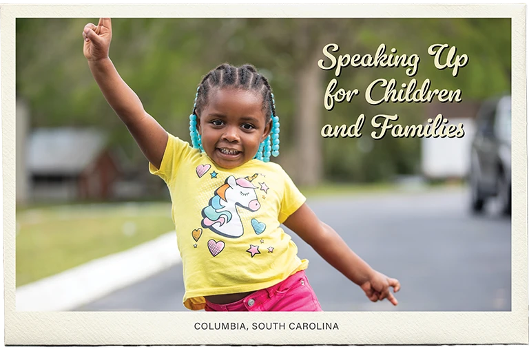 Speaking Up for Children and Families